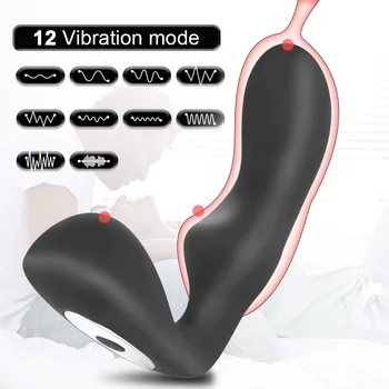 Analinis Butt Plug Prostatos Massager Analinis Vibruojantis Kaištis Vyrų Masturbator Suaugusiųjų Klitorio Stimuliatorius Vibratorius, Sekso žaisliukai Vyrams, Moterims