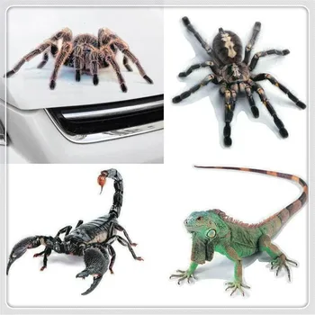 3D Automobilių Lipdukas Gyvūnų Voras Gecko 