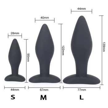 Analinis Dilator Silikono Butt Plug Erotinių Prekių Suaugusiųjų Sekso Žaislai Analinis Kaištis Expander Vyrų Ir Moterų Buttplug G Spot Stimuliatorius