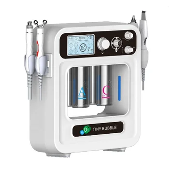 Maquina de hidrodermoabrasión 4 lt 1, depurador de piel, biomicrocorriente, hidrógeno y oxígeno para el cuidado de la piel, Žievelės