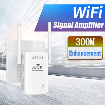 Wifi Kartotuvas Belaidžio Wifi Extender 300Mbps Tinklo Plėtra Stiprintuvas Wifi Signalo Stiprintuvas Kartotuvas JAV Plug