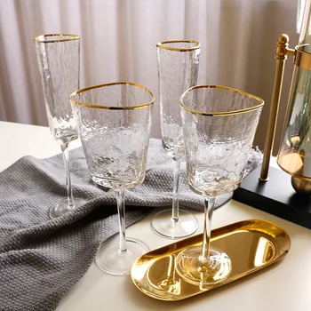 Plaktukas Phnom Penh krištolo, vyno taurė šampano stiklo Europos stiliaus goblet stiklinės raudonojo vyno stiklo