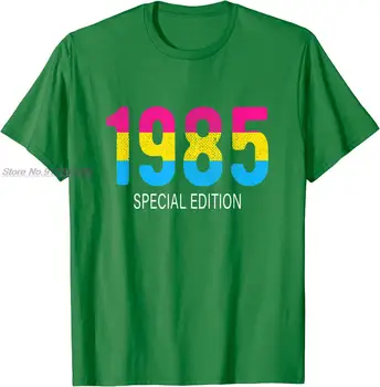 1985 Pansexual Gimtadienis - Visos Pasididžiavimas Pansexual Vaivorykštė Dovana T-Shirt