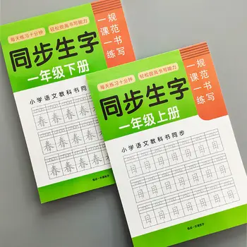 Pirmos Klasės Sinchroninio Praktikos Copybook Viršutinės Ir Apatinės Apimtis liaudies Mokymo Versija Vadovėlis Naujas Žodis Sekimas