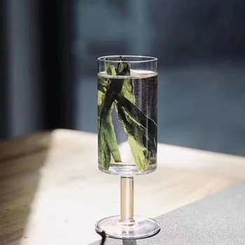 Cilindro Formos Stiklo Vyno Taurės Viskio Stiklines Geriamojo Aišku Kokteilis Stiklo Naujos Konstrukcijos Unikalios Formos Saugus Sveikas