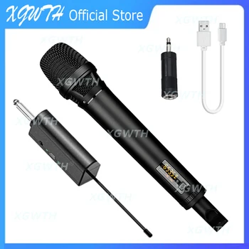 Bevielio Mikrofono Sistema UHF Dinamišką Rankinį Karaoke Mic SKM9000 SKM5200 Įkrovimo už DJ Garso Studija Garsiakalbio Stiprintuvo