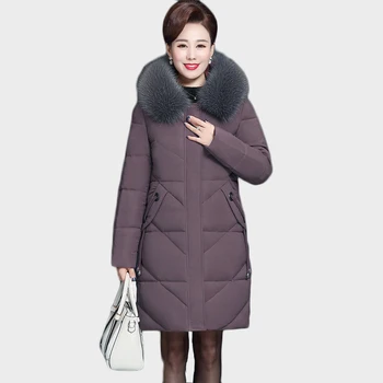 Geriausiai parduodamų produktų 2020 m., Negabaritinių Medvilnės drabužius Moterų Žiemos paltai Žemyn medvilnės NAUJŲ Išlaikyti šiltas, paltai 7XL Nemokamas pristatymas 222