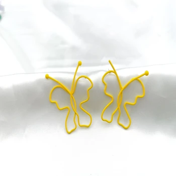 Japonija ir Pietų Korėja stiliaus mados temperamentas puikus drugelis auskarai eardrop E66 tekstūros dažai sutartis