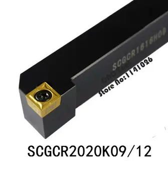 SCGCR2020K09 Metalo Staklės, Pjovimo Įrankiai, Tekinimo Staklės, CNC Tekinimo Įrankiai, Išorės Tekinimo Įrankis SCGCR SCGCL