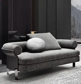 Nordic Light Luxury Paprasta Modernūs, Prabangūs Sofa Šeimos Vila Mažas Butas Dizaineris Tris Asmuo Derinys Sofa Namų Sofa
