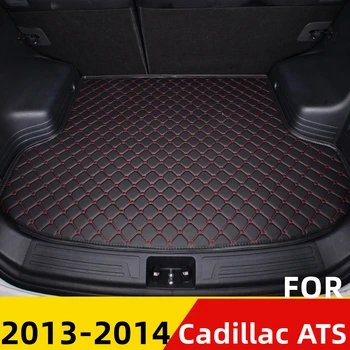 Automobilio bagažo skyriaus Kilimėlis Cadillac ATS 2013 m. 2014 m Butas Pusėje Vandeniui atsparus Galinis Dangtis Kilimų Padas AUTO Uodega Priedai Įkrovos Linijinės