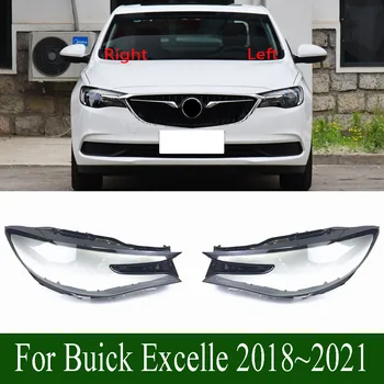 Už Buick Excelle 2018~2021 Lempos Atspalvis Priekiniai Žibintai Dangtelis Skaidrus Žibintų Lempų Gaubtų Shell Kaukės Organinio Stiklo